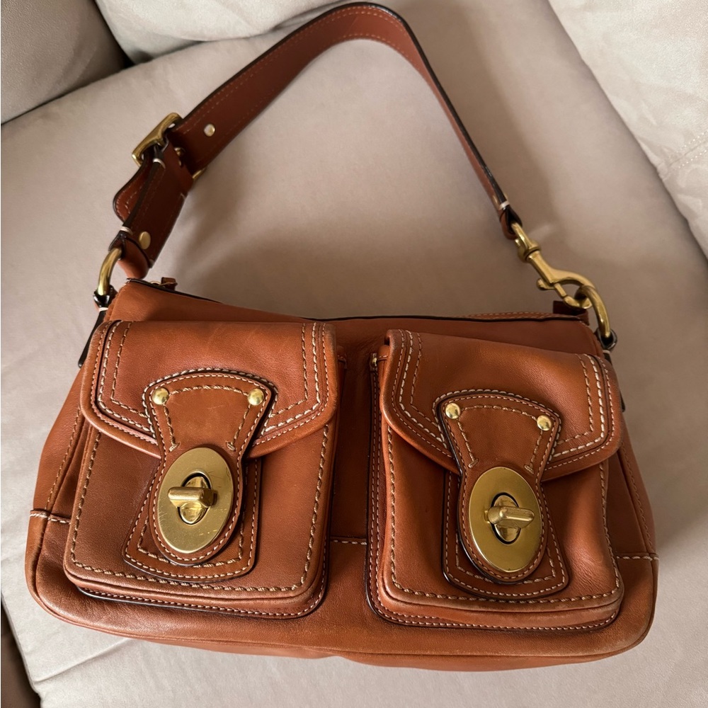 COACH Vintage Legacy Turnlock Shoulder Bag F12868